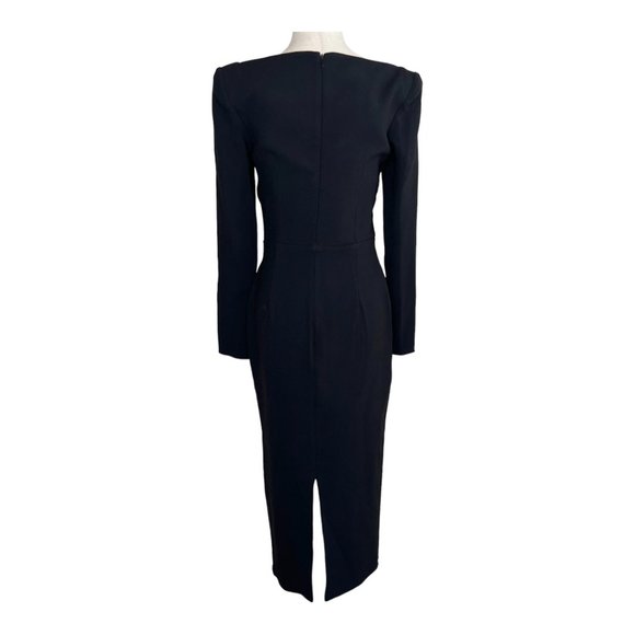 Alex Perry Page Cut Out Midi Long Sleeve Dress - Picture 4 of 9